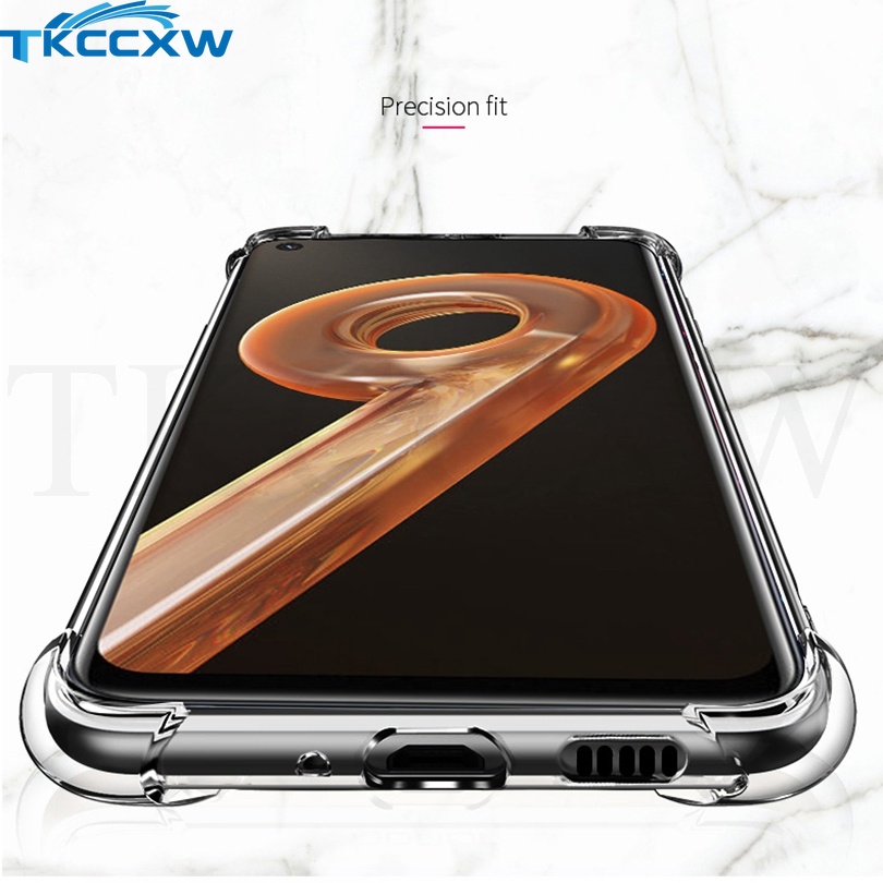 Ốp điện thoại Silicone Trong Suốt Chống Sốc Cho Realme C35 C31 8i 9i 9 Pro+ GT2 Pro Q3S Q3i GT Neo2 3 2T