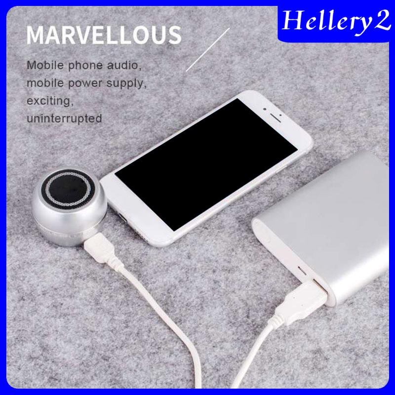 [HELLERY2] Mini Speaker 3.5mm Jack AUX Music Audio Player for Phone Notebook Rose Gold