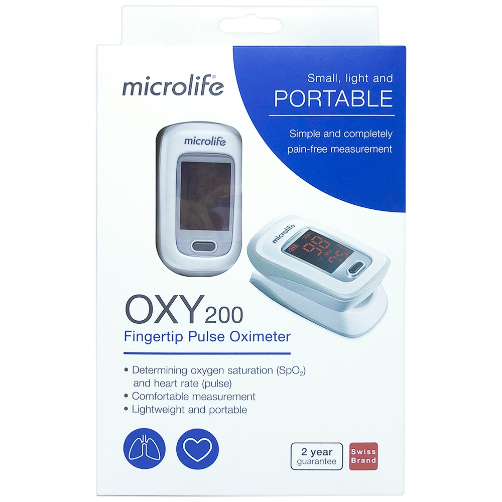 Máy đo nồng độ oxy Spo2 MICROLIFE OXY bảo hành chính hãng 2 năm - MEDICAL