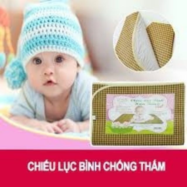 Chiếu lục bình chống thấm, thoáng mát cho bé nhiều mẫu