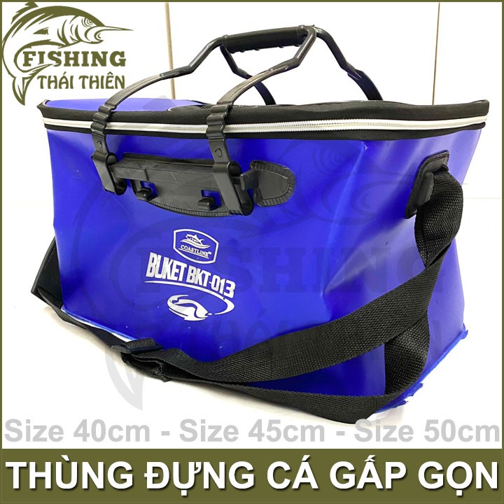 Thùng đựng cá Coastline gấp gọn tiện lợi đi câu 45cm