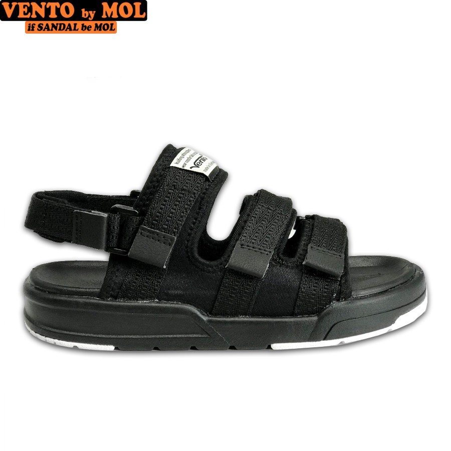 Giày sandal Vento unisex nam nữ 3 quai ngang có quai hậu tháo rời cho cặp đôi mang đi học đi biển du lịch NV1001R