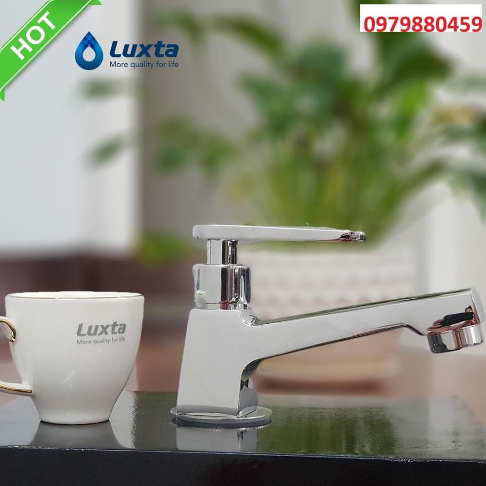 Vòi lavabo rửa mặt Cao cấp gạt Luxta L1114T3, bảo hành 03 năm