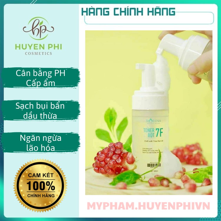 Toner Bọt 7F Huyền Phi Ngăn Ngừa Lão Hóa Sạch Bụi Bẩn Dầu Thừa Cân Bằng PH Cấp Ẩm