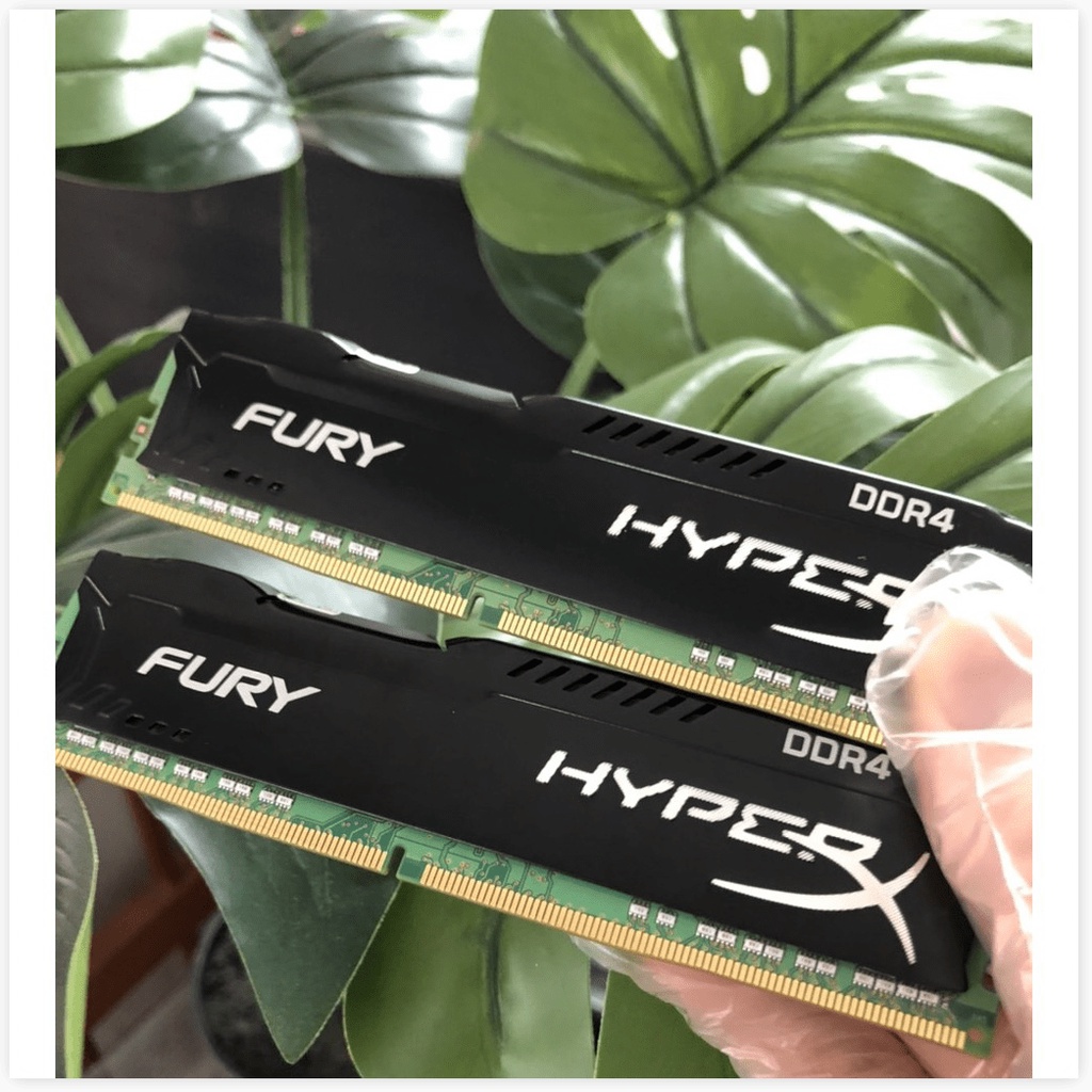 LINH KIỆN LAPTOP ✅ Ram kingston HyperX Fury DDR4 8GB Bus 2400MHz Dùng Cho Máy Tính Để Bàn PC Desktop  Bảo Hành 36 Tháng