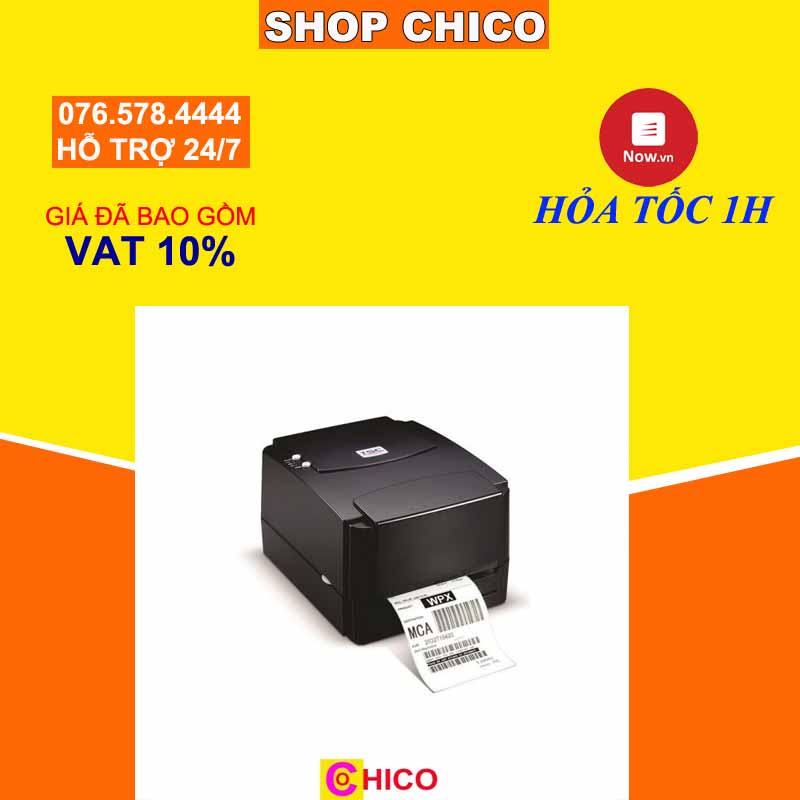 [SALE5%] Máy in mã vạch TSC TTP-244 Pro chính hãng siêu rẻ tặng cuộn giấy in tem