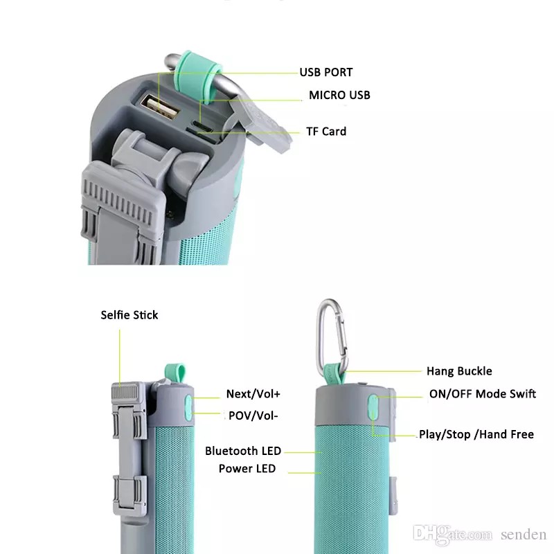 ⚡️[HOT] Gậy Selfie tích hợp loa Bluetooth, Sạc dự phòng, Gía đỡ điện thoại và Đèn pin | BigBuy360 - bigbuy360.vn