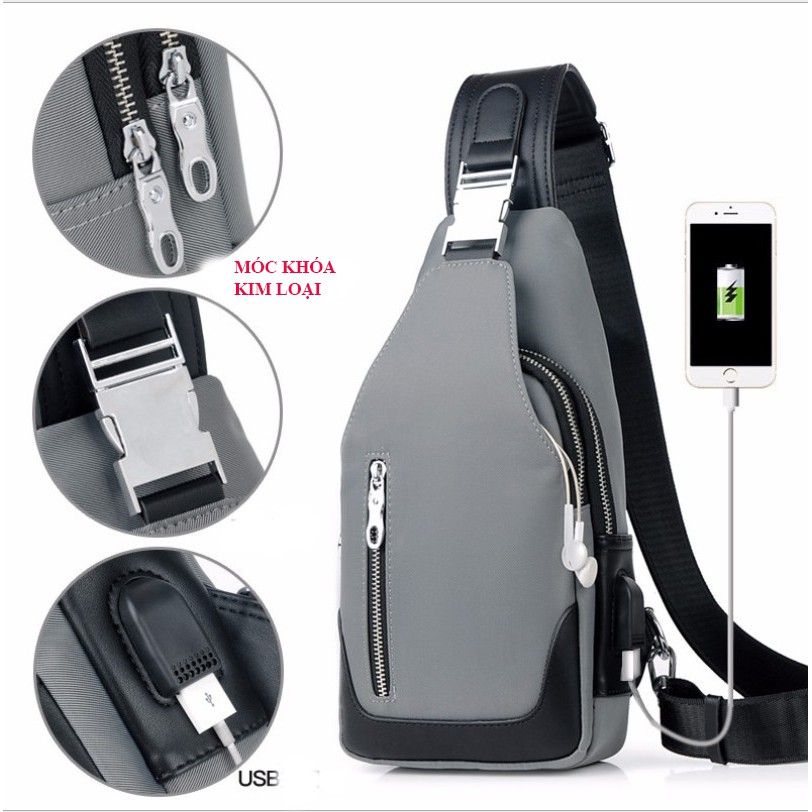 TÚI ĐEO CHÉO NAM CAO CẤP CHỐNG NƯỚC LUXURY 08