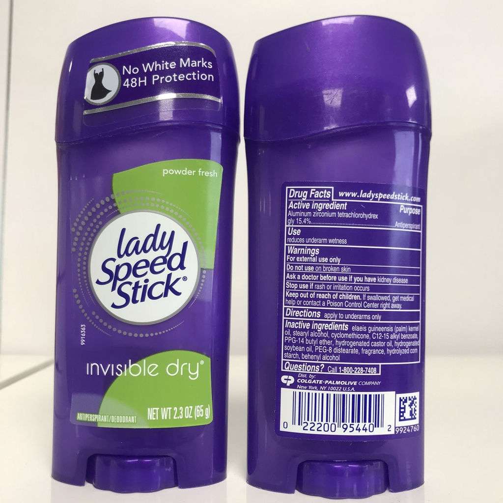 Lăn khử mùi nách Lady Speed Stick Powder Fresh 65g -Mỹ