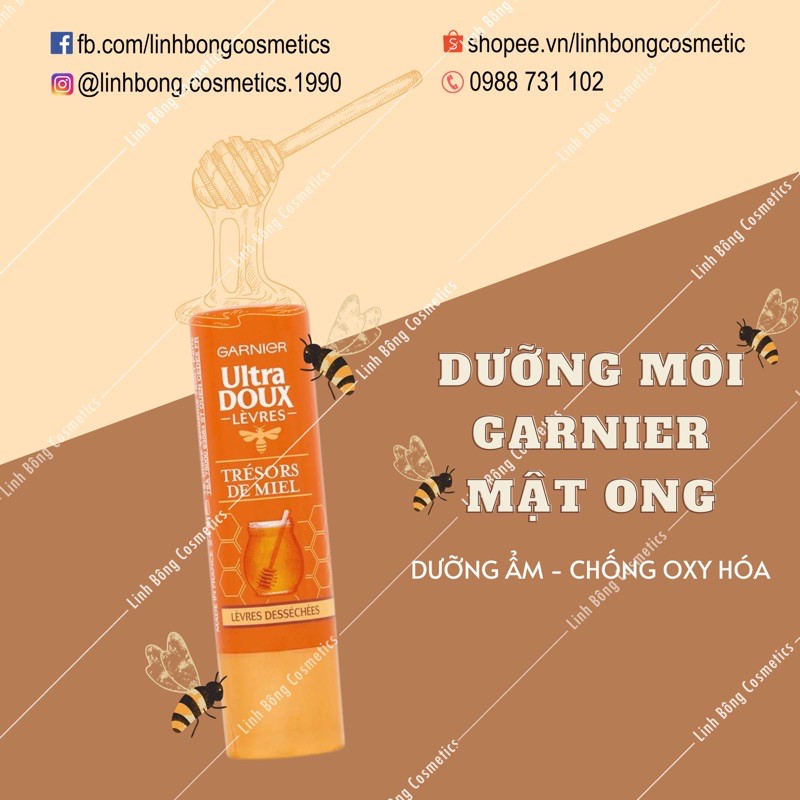 SON DƯỠNG MẬT ONG GARNIER LIPS BAUMES SWEET