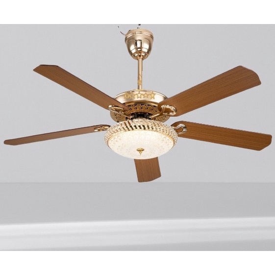 Quạt trần đèn 107, SuperVilighiting Động cơ Đồng DC 50W, sải cánh 1,32m, số cánh 05, Bảo hành động cơ 48 tháng