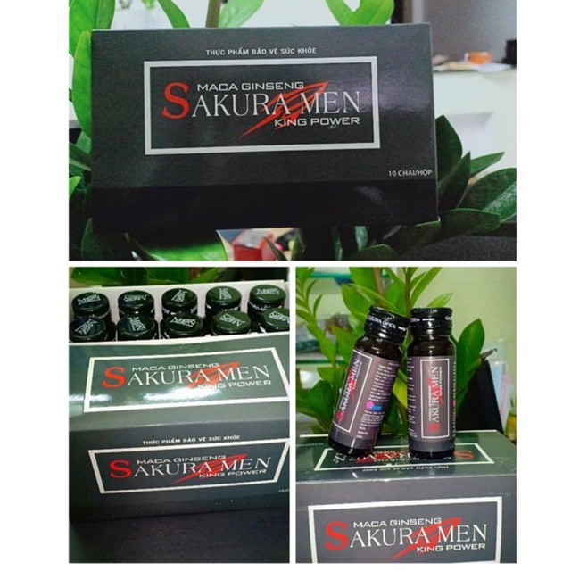 Sakura Men King Power (giúp bổ thận ,tráng dương ,tăng cường sinh lực, sinh lý nam, xuất tinh sớm, rối loạn cương dương)