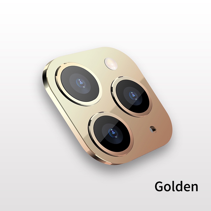 Miếng Dán Camera Giả Bằng Kim Loại Cho IPhone X XS Max 11 Pro Max 11