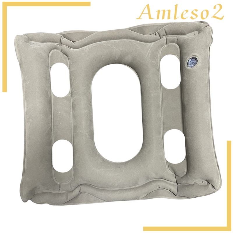 [AMLESO2]Square Air Inflatable Seat Cushion Pain Relief for Office Home Seat