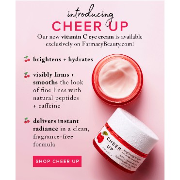 farmacy cheer up eye cream