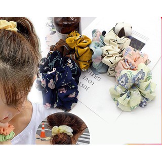 Dây Cột Tóc Vải Voan Scrunchies Màu Xinh HOT TREND