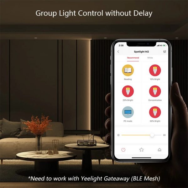 Đèn thông minh Yeelight GU10 W1 (YLDP004-A ) đui cài 4.5W - RGB 16 triệu màu