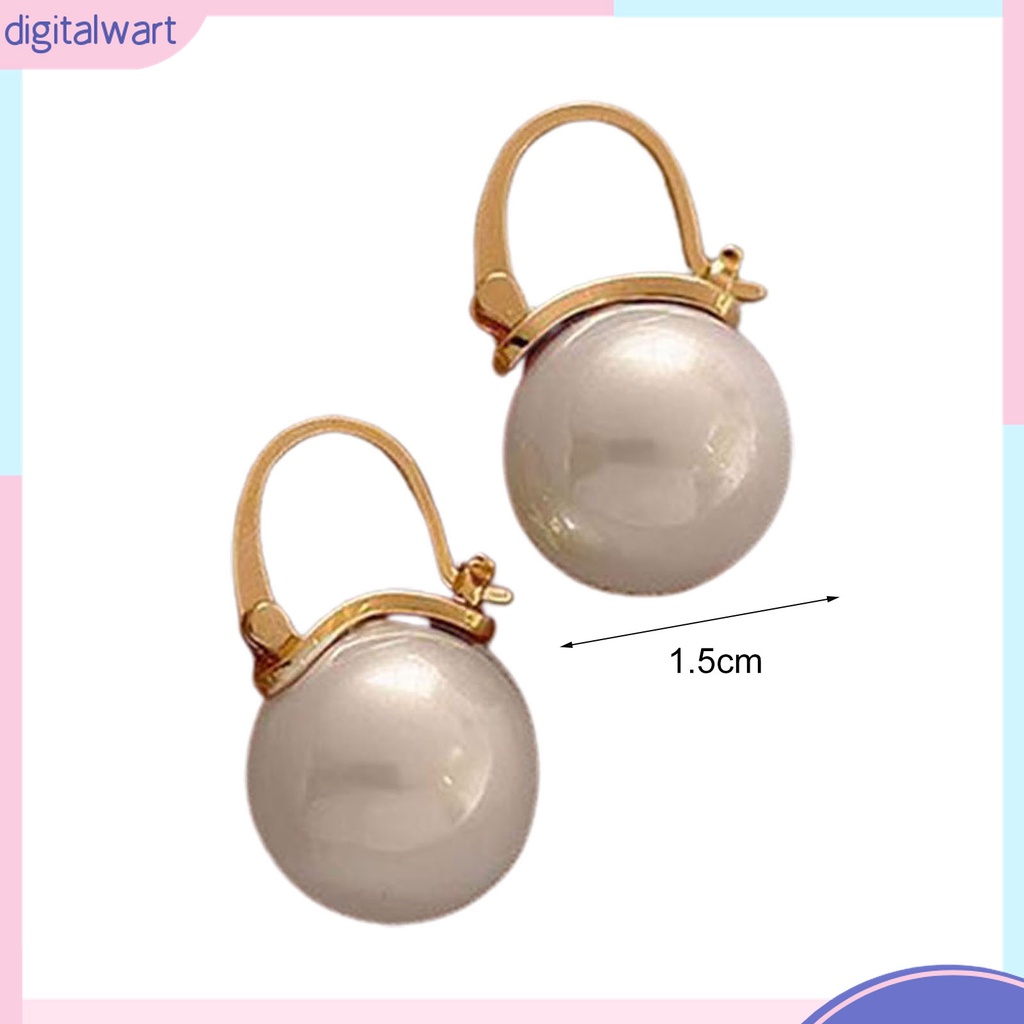 1 Đôi Bông Tai Dáng Dài Đính Ngọc Trai Giả Phong Cách Vintage Thanh Lịch