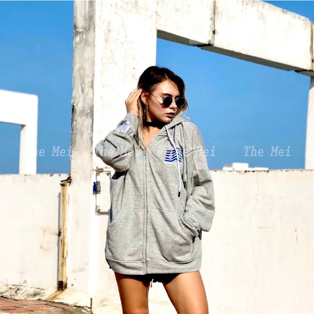 HÀNG SẴN - Áo KHOÁC - HOODIE zip - hình thật, video thật - unisex nam nữ - The Mei