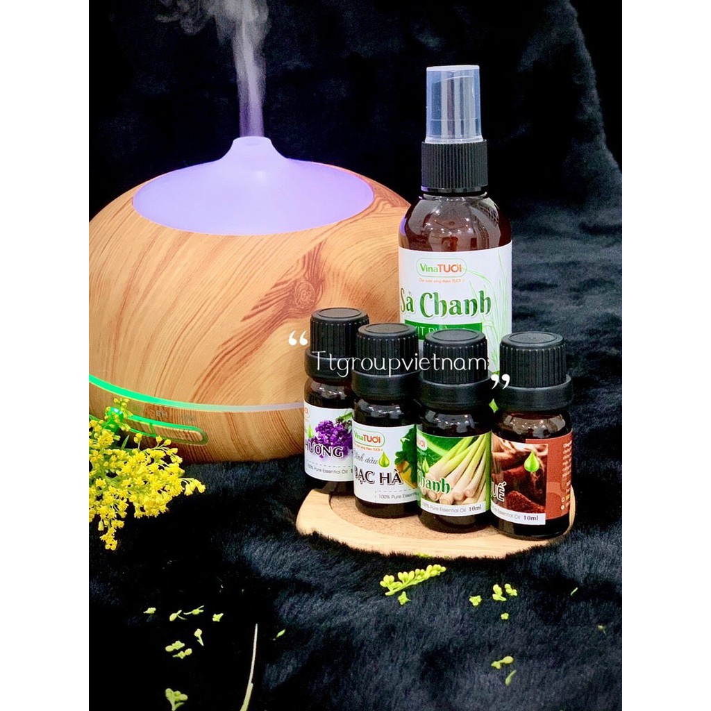 Tinh dầu thiên nhiên Sả Chanh 10ml - Vina Tươi