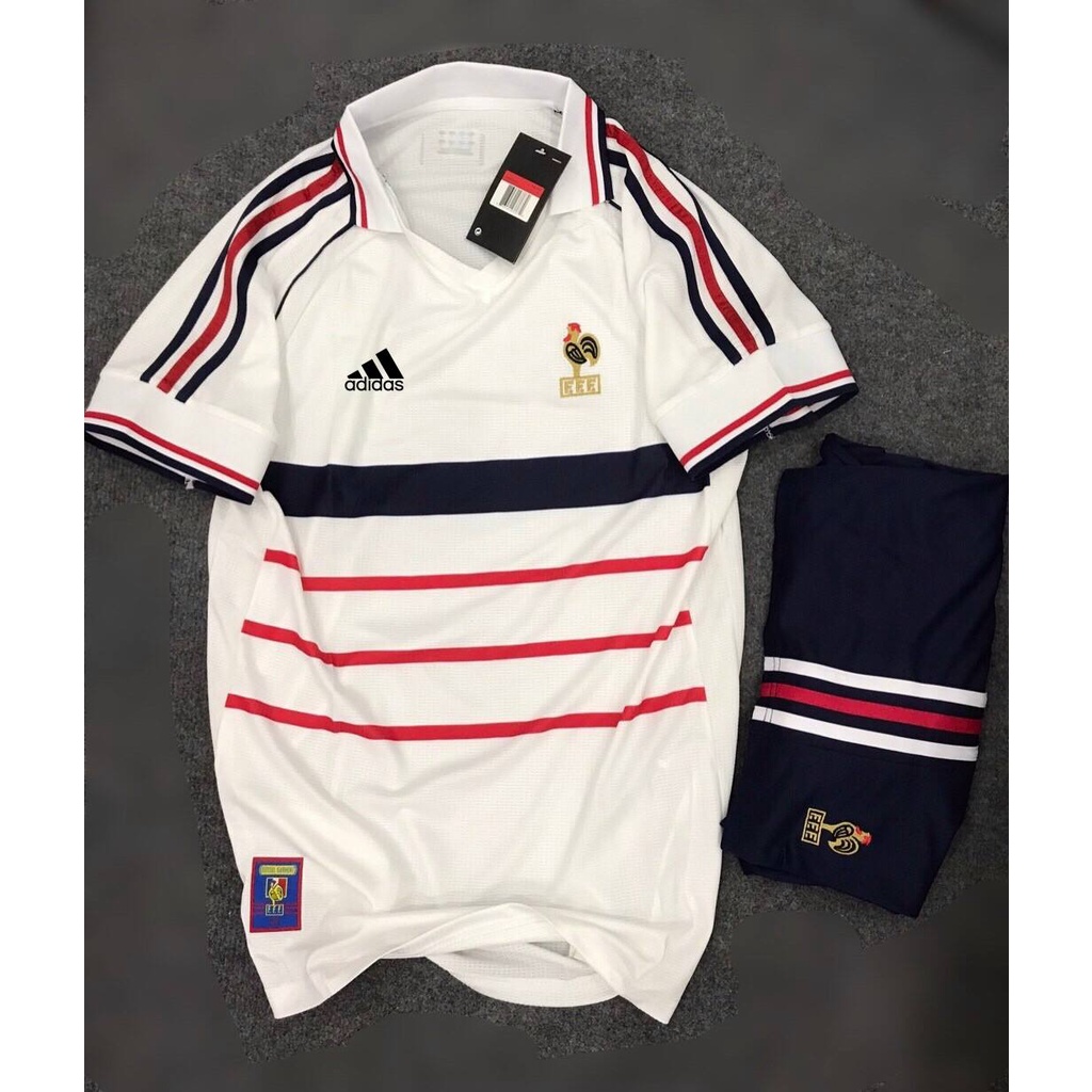 ÁO BÓNG ĐÁ/QUẦN ÁO BÓNG ĐÁ ĐỘI TUYỂN PHÁP-VẢI GAI THÁI CAO CẤP