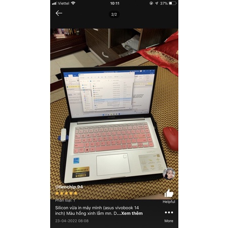 Bọc bàn phím bằng silicon dành cho laptop Asus Vivobook 14 S14 K413E A413E M413I M433I S433EA S433FL 14