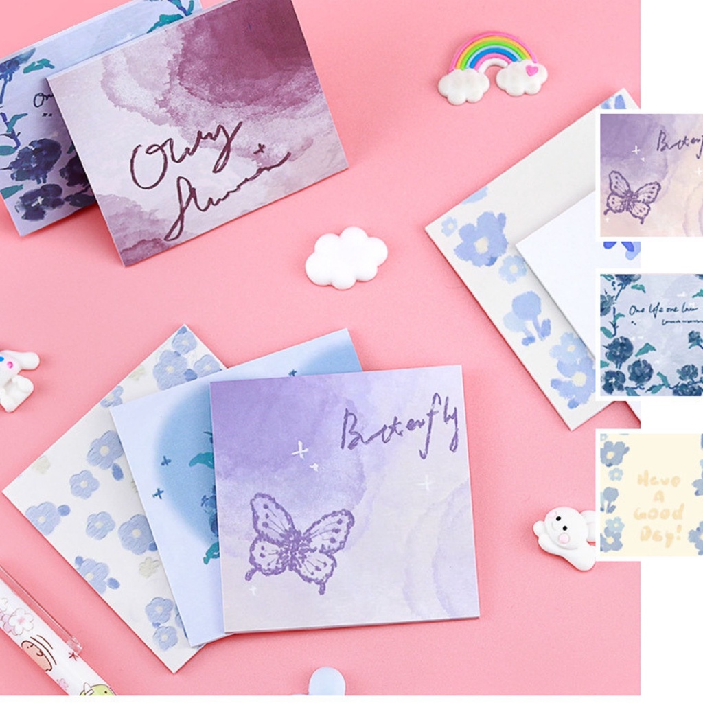 Giấy Note giấy ghi chú 4 trong 1 thiết kế xinh xắn