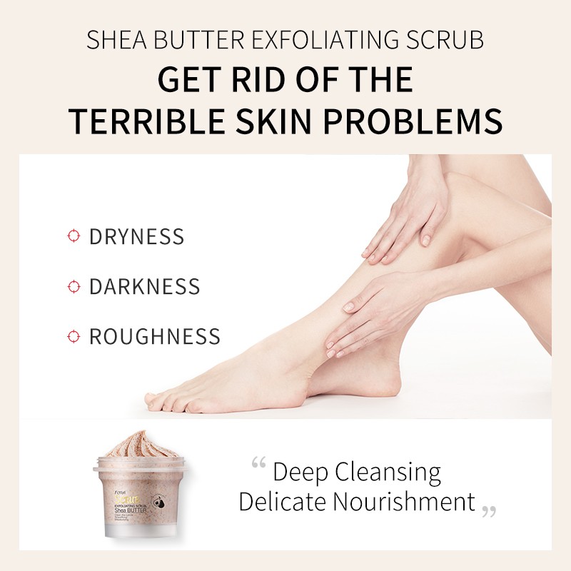 Fenyi Shea Butter Body Scrub Deep Cleansing 100g