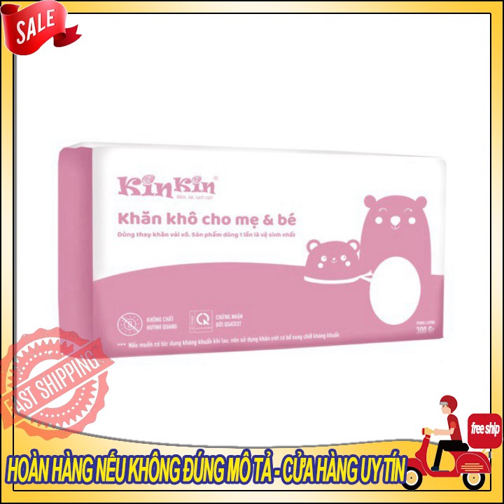 [HÀ NỘI] Khăn vải khô đa năng Mamamy Kinkin gói 300g 15x20cm