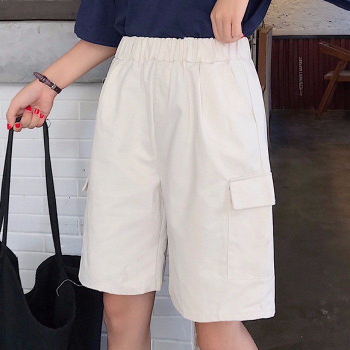 [SẴN] Quần shorts Khaki nữ Ulzzang Quảng Châu QLK3