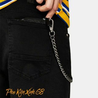 Móc Khóa Dây Xích Chain Quần,Dây Mắt Xích Có Khóa Móc 2 Đầu