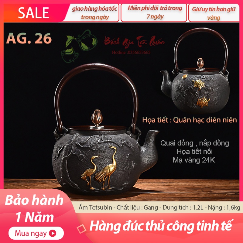 💎 SIÊU SALE 💎Tổng Hợp Các Mẫu Ấm Gang Tetsubin Nhật - Hàng Đúc Thủ Công Cao Cấp