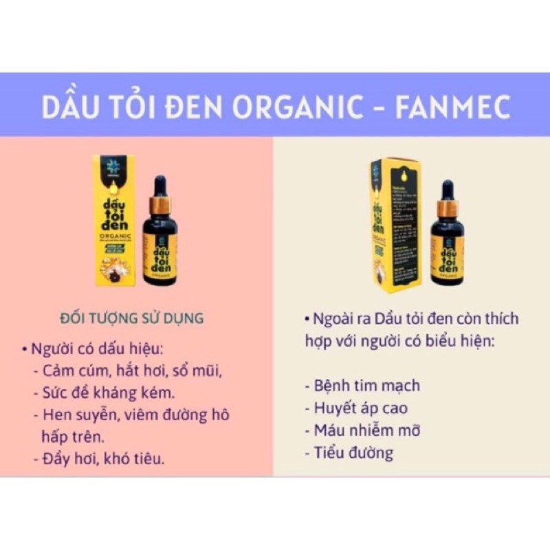 DẦU TỎI ĐEN ORGANIC,Tăng sức đề kháng cho bé