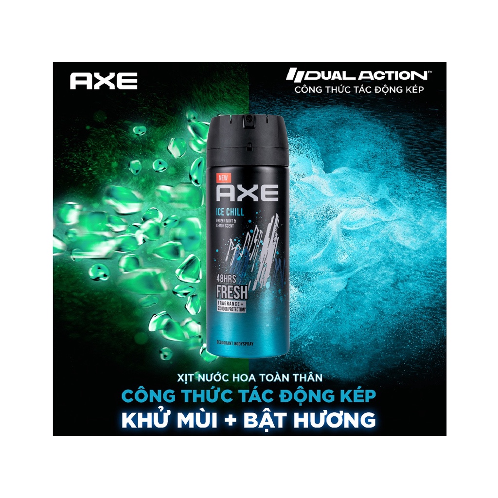 Xịt Khử Mùi Toàn Thân Axe Thơm Quyến Rũ Cho Nam 150ml