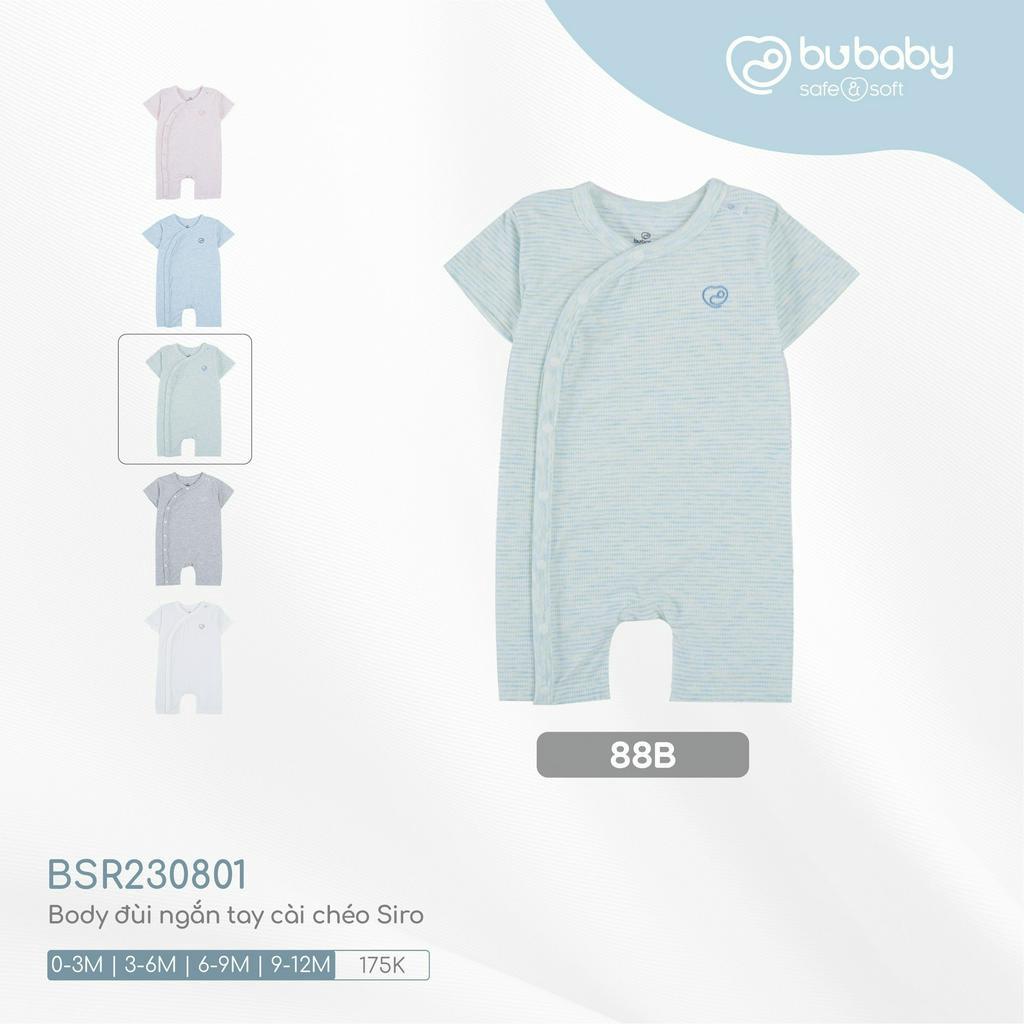 [CHÍNH HÃNG] Body đùi cài chéo ngắn tay họa tiết cho bé Siro BRS230801 Bu