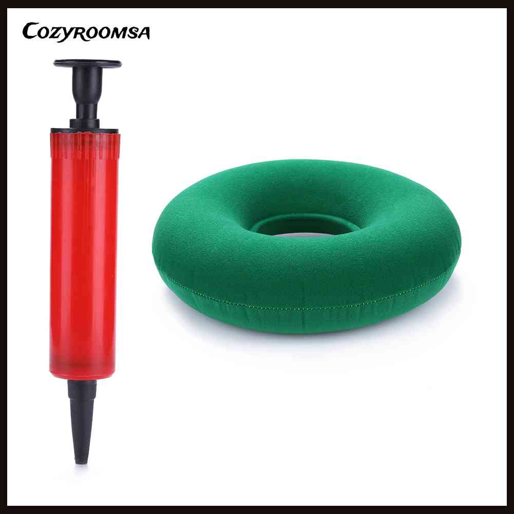 Đệm Ngồi Y Tế Hỗ Trợ Hông Bơm Hơi Chống Bệnh Trĩ Có Máy Bơm