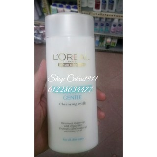 Chính hãng Sữa tẩy trang LOREAL Gentle Cleansing Milk 200ml