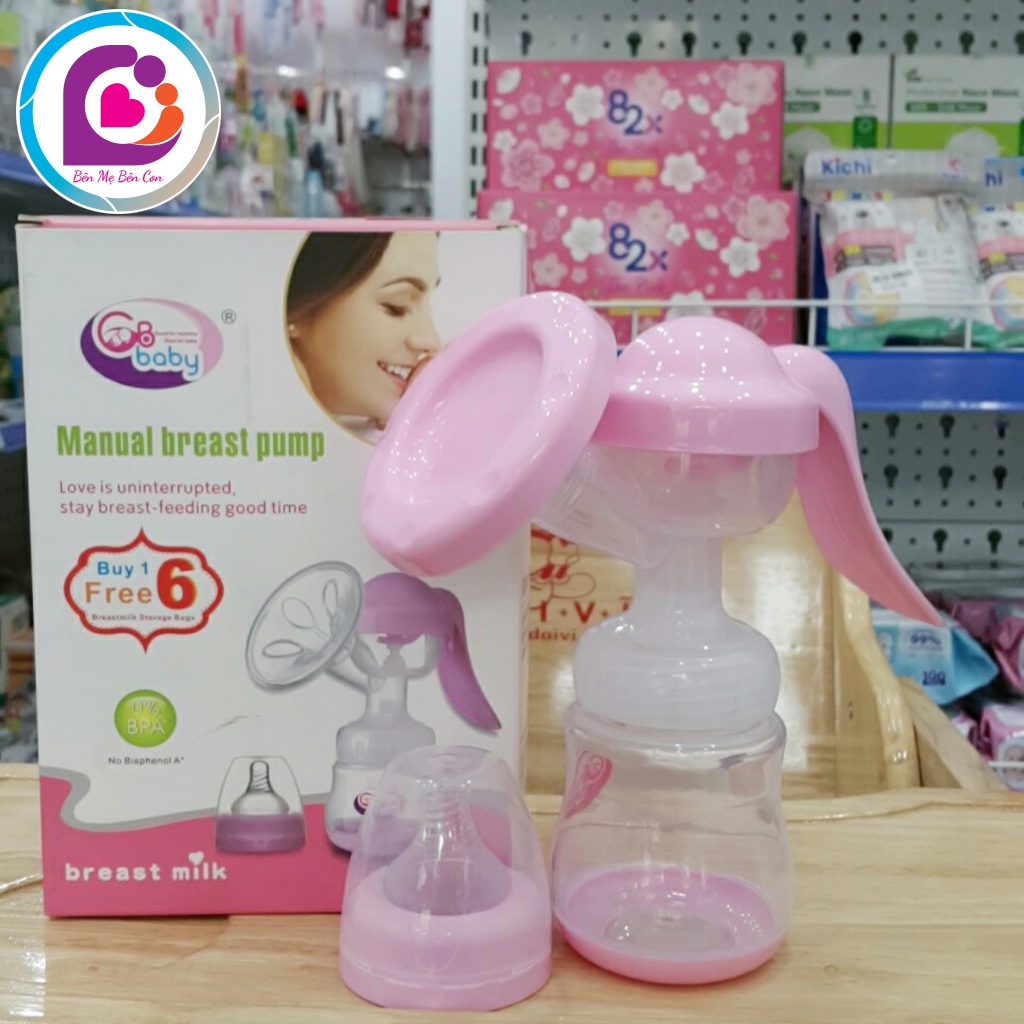 Máy hút sữa cầm tay GB-Baby Hàn Quốc  Tặng kèm túi trữ sữa