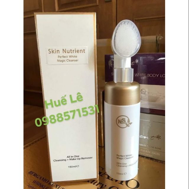 Sữa rửa mặt trắng da Skin Nutrient Perfect White Magic