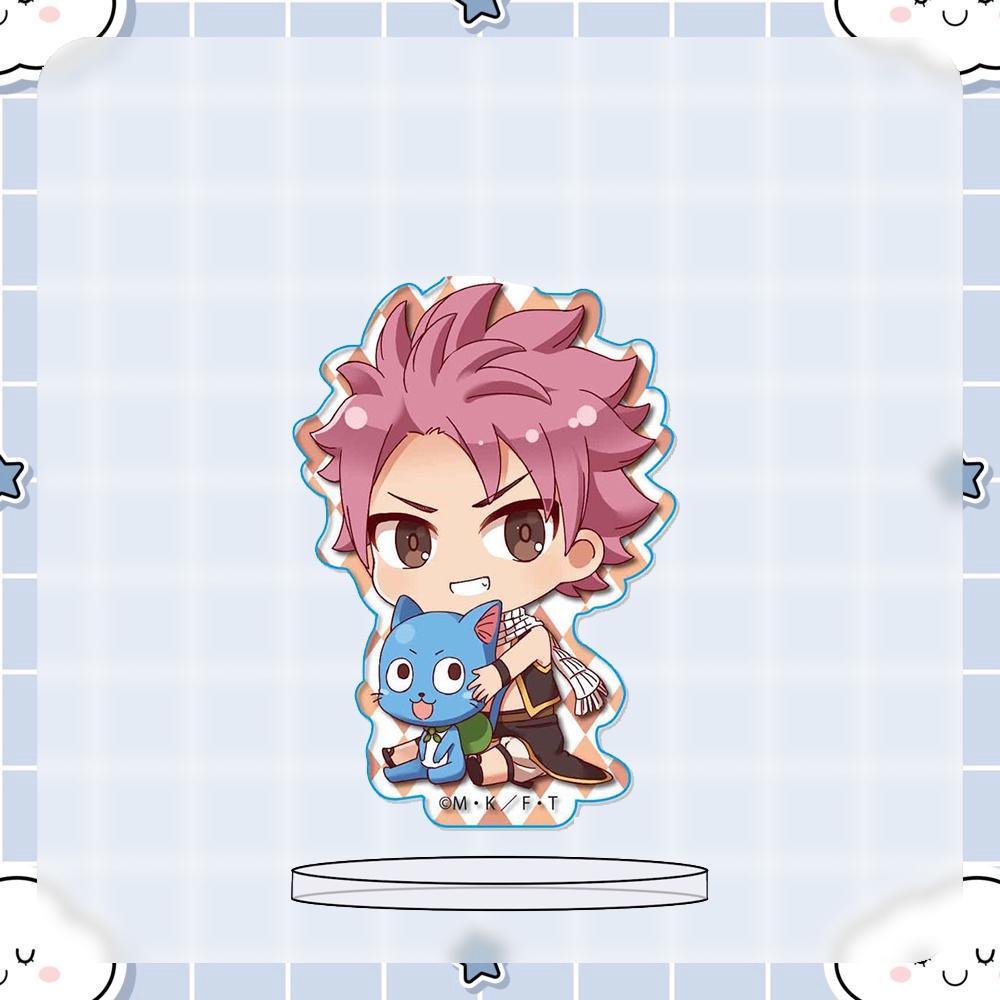 ( MINI ) Standee mini FAIRY TAIL mô hình Hội Pháp Sư anime chibi mica trưng bày