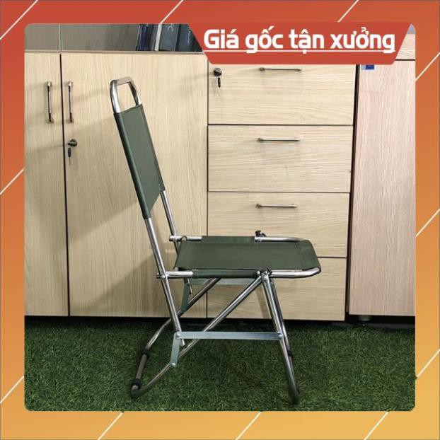 [Giá xưởng] Ghế xếp cafe, trà chanh khung INOX vải bố