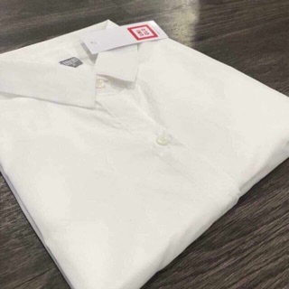 Áo sơ mi trắng công sở uni dài tay
