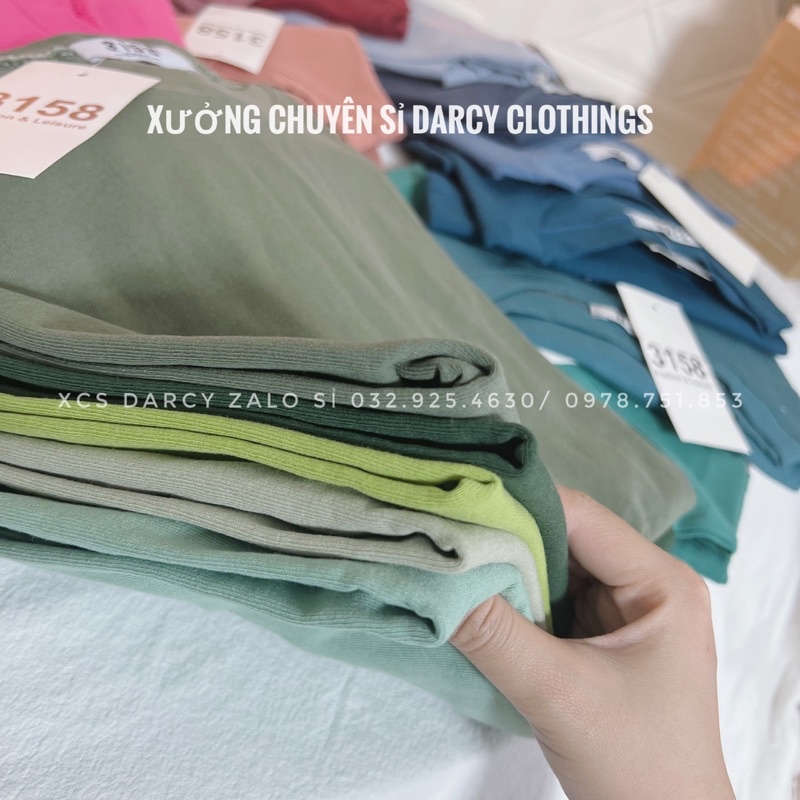 áo thun trơn 3158 ✨ FREESHIP ✨ áo thun cotton unisex nam nữ