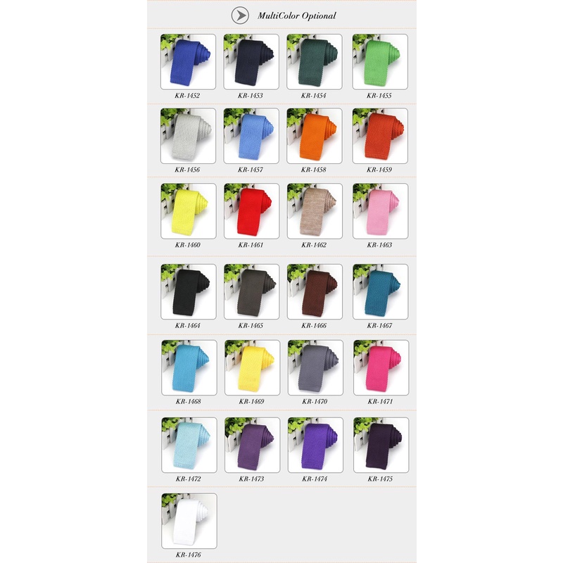 Cà Vạt Dệt Kim Màu Trơn 6CM Sang Trọng Dành Cho Nam