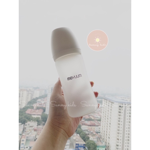 Bình sữa MOYUUM Thuỷ tinh chính hãng Hàn Quốc 150ml 250ml