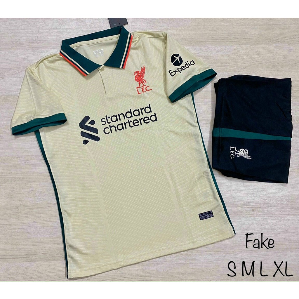 Áo Thun Câu Lạc Bộ Liverpool Jersey Away 21-22 Độc Đáo - Áo bóng đá hot