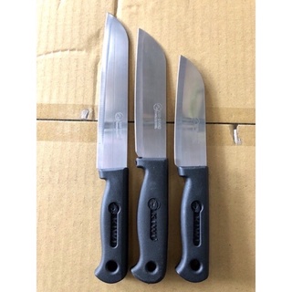 Dao inox thái lan kiwi cán đen size 22cm,25cm,27cm,30cm
