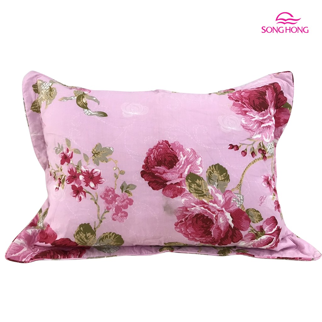 Vỏ gối Sông Hồng chất Cotton kích thước 45cm x 65cm