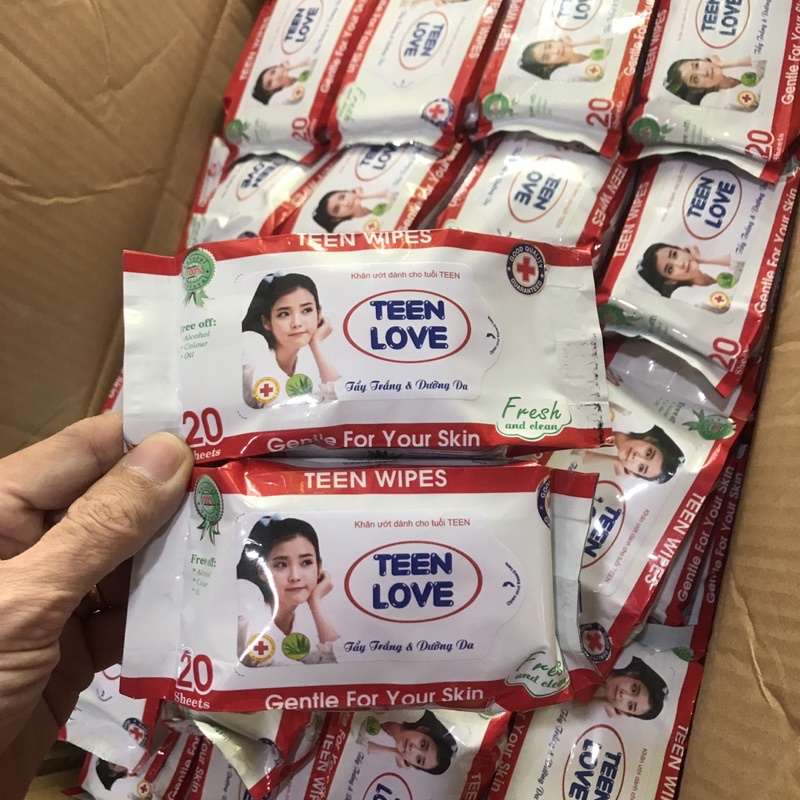 Khăn Ướt  Bỏ Túi Teen Girl(love) 20 Tờ