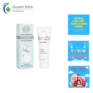 KEM GIẢM MỤN DERMA ANTI ACNE CREAM TUÝP 10g